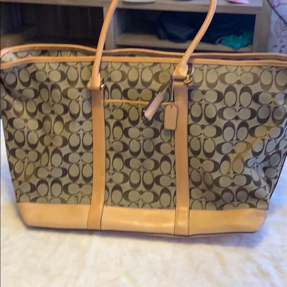 Coach overnight bag
